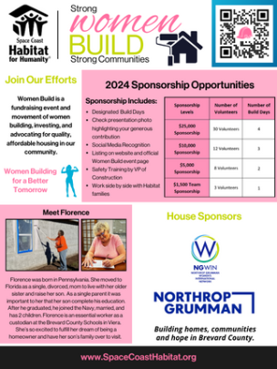 Women Build Sponsorships available